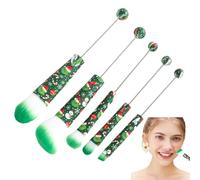 Pennelli Per Trucco - Applicatore Per Ombretto E Correttore Natalizio Con Perline,Set Di Cosmetici,Per Viaggio Correttore Ombretto Sopracciglia Bellezza Femminile