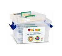Pennelli Primo Schoolbox - Set 192 Pennelli con Setola in Pelo di Pony