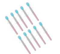 Pennelli Professionali Per Labbra in Silicone Set Da 10 Pennelli Per Applicazione Cosmetica Non Assorbenti Pennello in Silicone Soft Touch