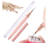 Pennelli sottili per eyeliner per unghie, pennello professionale per eyeliner per unghie sottili, pennelli per per smalto gel, disegno fine, colorazione delicata, linee allungate, pennelli p