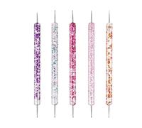 Pennelli unghie 5 pezzi di penna for nail art, disegno, liner, pennelli, gel, pittura, accessori for manicure. per il Fai Da Te(Color-05)