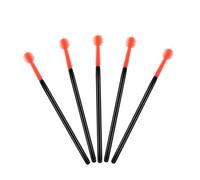 Pennelli usa e getta per ciglia, bacchette per mascara in silicone da 50 pezzi - Applicatore a forma di torre per trucco, sopracciglia, accessori per estensioni (forma sferica)