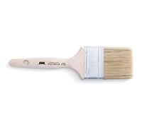 Pennellificio 2000 | Pennello Pittura Professionale con Ghiera Inox, Pennellessa Uso Universale, per Tutti i Tipi di Smalti e Vernici, Muri, Pareti, Legno, Ringhiere, Ghiera 70 mm - Made in Italy