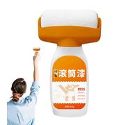 pennello a rullo per la riparazione delle pareti, 500 g, pennello portatile per uso domestico, per bagno, cucina, soggiorno, WC, camera da (bianco, grigio, verde, beige, grigio blu
