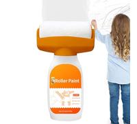 pennello a rullo per riparazione parete, spazzola a rullo portatile, strumento di riparazione per pareti con design integrato, per sala giochi, camera da letto, cucina e soggiorno