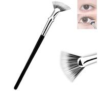 Pennello a ventaglio per mascara, angolato, a di ventaglio per ciglia, curvato a 120°, per trucco Brusssh piegato, progettato per un'applicazione precisa del mascara per risultati di trucco