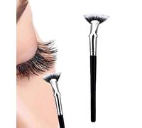 Pennello a ventaglio per mascara, pennello angolato a forma di ventaglio, pennelli per mascara, pennelli cosmetici pieghevoli portatili, applicatori piegati, per effetti naturali sollevati e