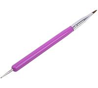 Pennello acrilico Nail Polish Pen Nail Dotting Strumenti per Pittura Dotting Liner Smalto Point Drill Drawing Brush Pen Pen Pen Lilla Professionale