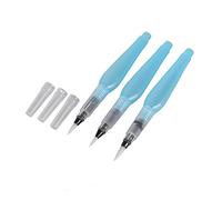 Pennello Ad Acqua Kuretake Pennello Ad Acqua per Pittura Ad Acquerello 13 × 5 × 4 3 Pezzi Penna a Pennello Ad Acqua Ricaricabile Strumento per Artigianato Artistico Pittura Ad