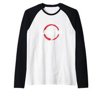 Pennello artistico Samurai Enso Circle Maglia con Maniche Raglan
