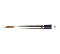 Winsor & Newton Pennelli in Martora per Acquarelli Artists - Manico Corto - Tondo N 2