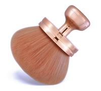 Pennello autoabbronzante extra large per il viso, larghezza 7,6 cm, pennello autoabbronzante per gambe, morbida miscela sintetica di bronzo assicura un fondotinta impeccabile Litchigonzhu