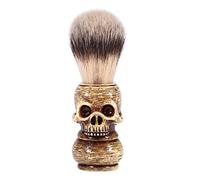 Pennello Barba Barbiere Strumento per Toelettatura Uomo Trucco Testa di Teschio Strumento per la Pulizia del Viso del Salone di Barbiere