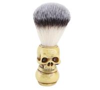 Pennello barba con barba a forma di testa di cranio Progettato per la tua migliore rasatura bagnata, realizzato a mano con pennello barba in resina per uomini