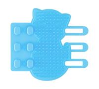 Pennello Cat Corner | 6,3 pollici angolo pettine solletico | Pennello per la cura del gatto in silicone con regolabile per gambe da tavolo, per arrampicata da parete, auto-massaggio