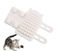 Pennello Cat Corner | Silicone regolabile per angoli e massaggio portatile per cani, gattini, cuccioli, morbido grattacielo. Il pennello elastico da parete per gatti è un inn per gambe del tavolo