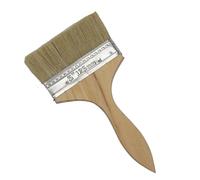 Pennello con manico in legno, Pennelli for pittura e scheggiature, vernice di utilità for macchie, vernici, acquerelli, legno, pareti, mobili, detergente for pennelli(5 inch)