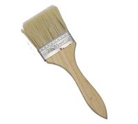 Pennello con manico in legno, Pennelli for pittura e scheggiature, vernice multiuso for macchie di, vernici, acquerelli, legno, pareti, mobili, detergente for pennelli, for(2.5 inch)