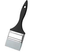 Pennello con manico in legno, Pennello for modellare il colore in silicone, largo, piatto e rigido, pennello for pittura in, strumento for acrilica a base d'acqua, pennelli for(3 Inch)
