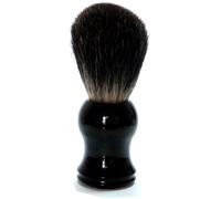 Pennello da barba Gold badger in pelo di tasso sintetico nero