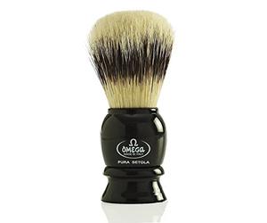 Pennello da Barba Omega #13522 Setole di Cinghiale Nero