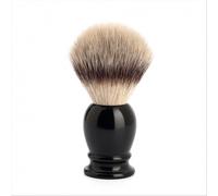 PENNELLO DA BARBA SILVER TIP FIBRE® MUHLE 33K256 SHAVING BRUSH RESINA NERO