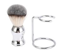 Pennello da Barba Sintetico, Kit da Barba per Crema da Barba 2 in 1 per Uomo, Supporto da Barba per Ciotola da Barba Rasatura Bagnata per Uomo