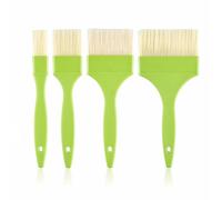Pennello da Cucina, 4 Pezzi Pennelli per Pasticceria Olio Pennello per Alimenti Burro Salsa Liquido per le Uova Spazzola Barbecue Accessori