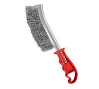 Pennello da cucina in metallo - Sukkinge Hairs ad alta densità, cucina curatore a breve termine, strumento multifunzione per eliminare la griglia