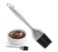 Pennello da Cucina - Spalmatore Termoresistente Con Dispensatore | Manico In Acciaio Molto Lungo Con Testa Staccabile - Per Cucina Domestica, Barbecue, Bistecca, Verdura