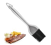 Pennello Da Cucina - Spalmatore Termoresistente Con Dispensatore - Pennello per Burro con Manico in Acciaio e Testa Removibile - Per Cucina, Barbecue E Griglia