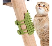 Pennello da parete per gatti, automassone, moneta regolabile e portatile | Pratico strumento utilizzato durante il passaggio regolare 'animale negli spazi delle pareti per pulire i e