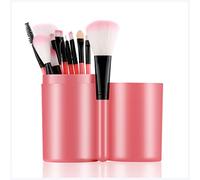 Pennello da trucco 12 Pennello trucco Set Set Foundation Polvere Eye Shadoice Sopracciglio Eyelash Makeup Brush Set Box Makeup Beauty Tool Professional Pennello da trucco mac (Size : Plastic bucket p