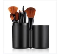 Pennello da trucco 12 Pennello trucco Set Set Foundation Polvere Eye Shadoice Sopracciglio Eyelash Makeup Brush Set Box Makeup Beauty Tool Professional Pennello da trucco mac (Size : Plastic bucket b