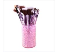 Pennello da trucco 12 Pennello trucco Set Set Foundation Polvere Eye Shadoice Sopracciglio Eyelash Makeup Brush Set Box Makeup Beauty Tool Professional Pennello da trucco mac (Size : Plastic bucket p