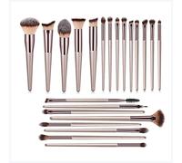 Pennello da trucco 22 pezzi Pennelli for il trucco Pennelli Champagne Gold Premium Sintetico Concealers Fondazione Polvere Eye Shadows Pennelli for il trucco Pennello da trucco mac