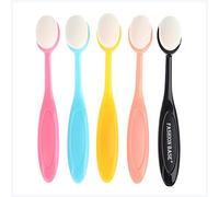 Pennello da trucco 5pcs colorato spazzole for il frullatore disegno pennello di verniciatura pennelli trucco trucco pennelli for la pittura for carta scrapbooking handmade Pennello da trucco mac
