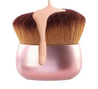 Pennello da trucco extra large per il corpo - setole morbide e dentate, tinta a testa larga, prestazioni a lunga durata, applicatore abbronzante | per il collo, le braccia, le gambe, il Co