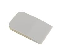 Pennello da trucco in silicone con bordi piatti Copertura delicata senza strisce Non assorbente Lavaggio rapido Lunga Durata Bellezza Applicatore cosmetico essenziale