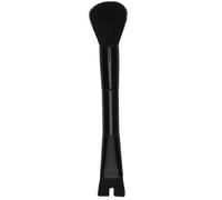 Pennello da trucco nero a forma di U per scolpire e definire il contorno del naso, pennello di precisione a doppia estremità 2 in 1, perfetto per definire le ossa delle guance, il contorno del naso