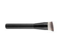Pennello da trucco obliquo per contouring uso a filo setole sintetiche morbide manico in lega di alluminio robusto strumento cosmetico professionale angolato pennello piatto