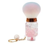 Pennello da trucco, pennello morbido per cipria sfuso, setole in fibra morbida sfumata, grande pennello per cipria minerale, pennelli per trucco viso, ombretto, fard e evidenziare