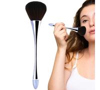 Pennello da trucco per fard, applicatore arrotondato per guance, bacchetta leggera con impugnatura morbida, pennello di bellezza deluxe | finitura in polvere sciolta al, strumento cosmetico per