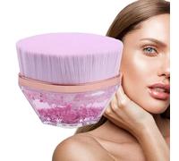 Pennello di base per trucco liquido-esagonale, pennello di base senza tracce di pennelli trucco magico trucco bellezza bellezza spazzola mangia senza spazzola portatile polvere