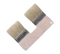 Pennello doppio a forma di U da 3 pollici per pitture murali e progetti artistici | Pennello acrilico per angoli, bordi, progetti, pittura interna e finitura murale decorativa