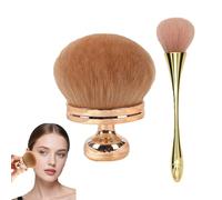 Pennello extra large per autoabbronzante e trucco del corpo, applicatore per la schiena autoabbronzante da 74 mm, pennello kabuki morbido a testa larga per fondotinta, bronzer, fard, lozione