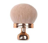 Pennello extra large per il trucco del corpo, spazzola per abbronzatura, applicatore ovale per la schiena autoabbronzante, pennello per viso e gambe oro rosa per viso e corpo