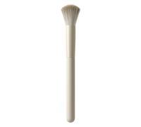 Pennello Fard Viso, Pennello Cipria a Testa Rotonda con Manico in Legno Professionale, Pennello Contouring per Fondotinta e Terra, Strumento Trucco Versatile Singolo, 16.5cm (#1)