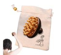 Pennello In Legno Massaggio Capelluto - Strumento Di Cura Dei Capelli Detox | Massaci Corpo Combs Sandalwood | Sandal-Wood Meridian Massage Commb Per Uomini Donne