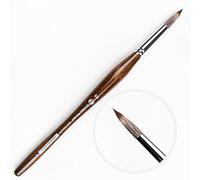 Pennello in Mangusta Sintetica n 16 Punta TONDA - Manico ergonomico